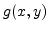 $g(x,y)$