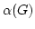 $\alpha (G)$