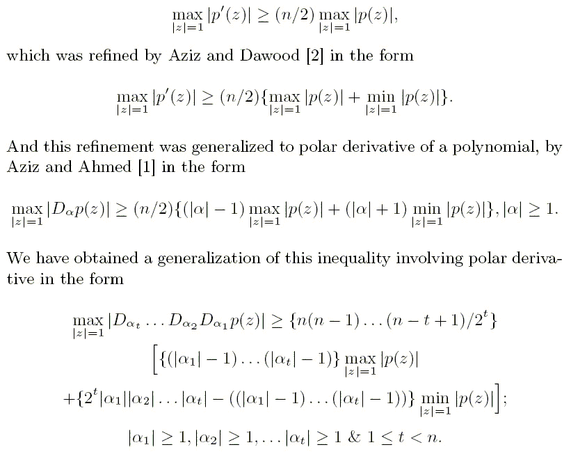 \begin{theorem}
In this paper we present a proof of a question proposed by Dincu...
...In the sequel we present an possible answer to this question.
\par
\end{theorem}