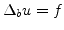 $\Delta_b u = f$