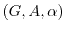 $(G,A,\alpha)$