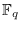 ${\mathbb{F}}_q$
